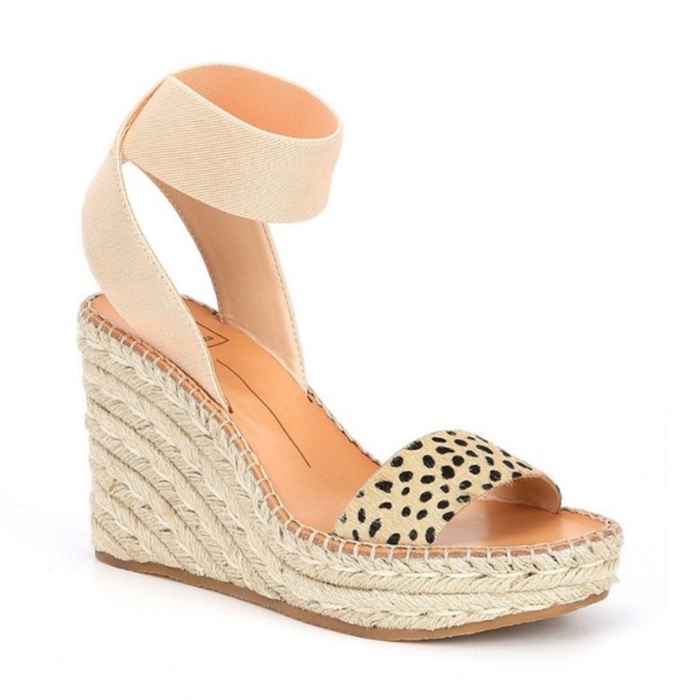 COPY - NIB Dolce Vita Pavlan leopard wedges 8.5